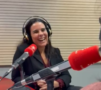 Tania de Anta durante una entrevista en Onda Madrid